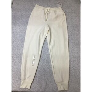 DSG Womens So Soft Ottoman Jogger High-Rise Sweatpants Light Cream Small NEW